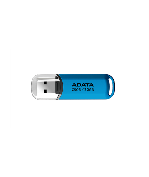 ADATA C906 32GB USB Flash Drive, Blue ADATA