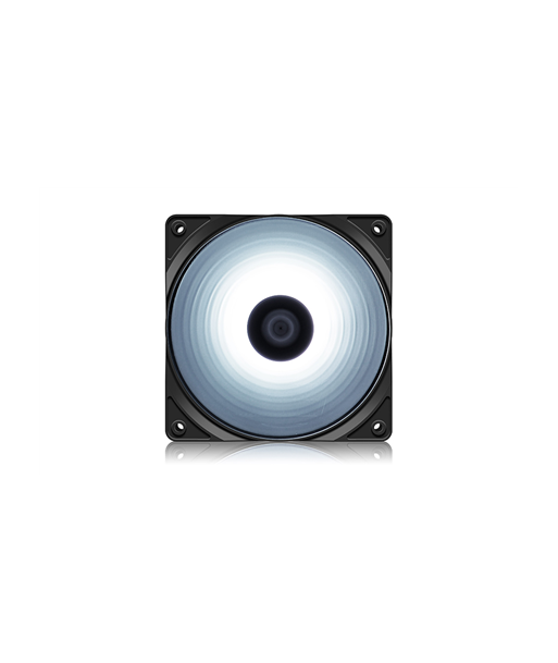 Deepcool RF 120 W Вентилятор для корпуса - 120мм, Белый LED, PWM, Высокий Воздушный Поток