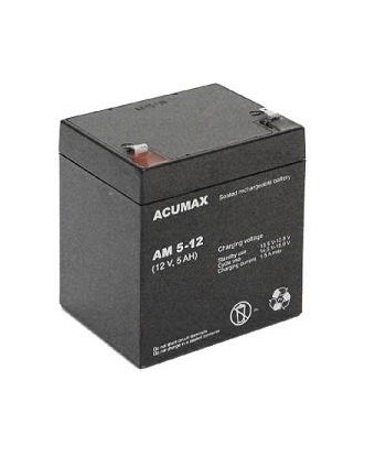 BATTERY 12V 5AH VRLA/AM5-12T2 ACUMAX EMU