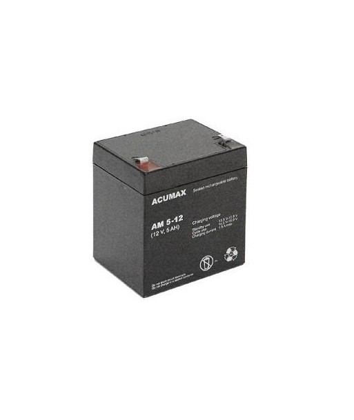 BATTERY 12V 5AH VRLA/AM5-12T2 ACUMAX EMU
