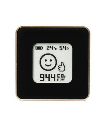 SMART HOME AIR QUALITY SENSOR/GOLD/BLACK AIRV-ELEG AIRVALENT