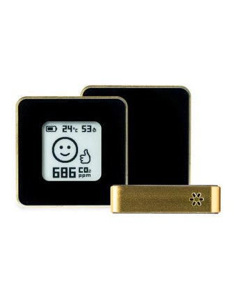 SMART HOME AIR QUALITY SENSOR/GOLD/BLACK AIRV-ELEG AIRVALENT