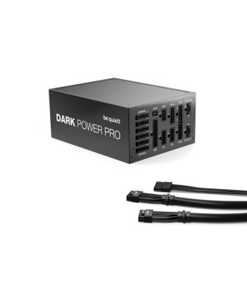 Power Supply BE QUIET 1600 Watts Peak Power 1700 Watts Efficiency 80 PLUS TITANIUM PFC Active MTBF 100000 hours BN332