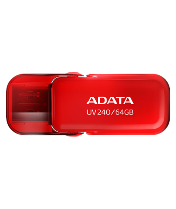 ADATA UV240 64GB USB 2.0 Flash Drive - Red