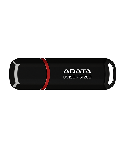ADATA AUV150 512GB USB Flash Drive, Black ADATA ADATA AUV150 512GB USB Flash Drive, Black ADATA