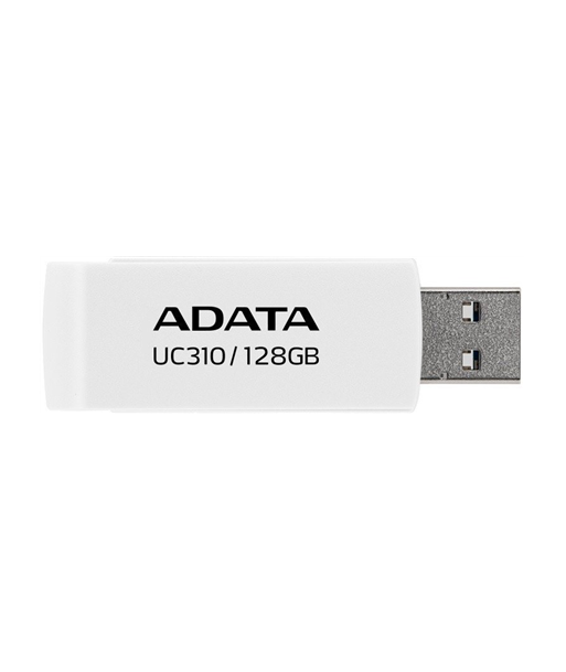 ADATA UC310 128GB USB Flash Drive, White ADATA