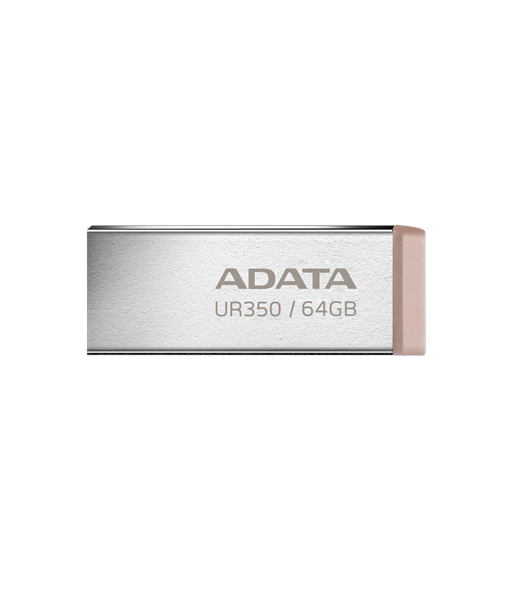 ADATA UR350 64GB USB Flash Drive, Brown ADATA