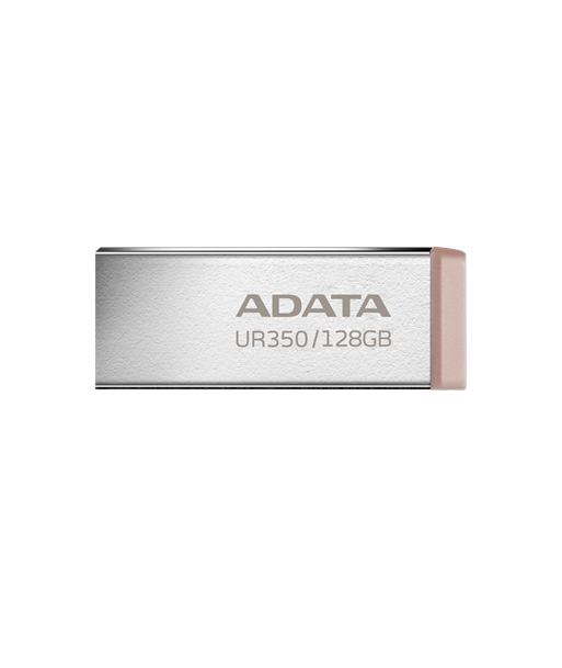 ADATA UR350 128GB USB Flash Drive, Brown ADATA ADATA UR350 128GB USB Flash Drive, Brown ADATA