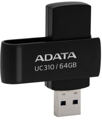 ADATA UC310 64GB USB Flash Drive, Black ADATA