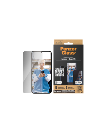 Защитное стекло PanzerGlass Privacy для Samsung Galaxy S24 Ultra - Wide Fit