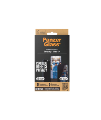 Защитное стекло PanzerGlass Privacy для Samsung Galaxy S24 Ultra - Wide Fit