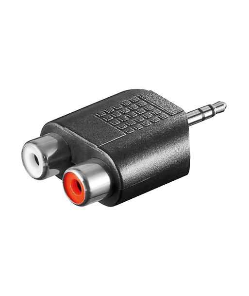 Goobay RCA Adapter: 3.5mm Male to 2x RCA Female - Connect Your Audio with Ease! Goobay RCA Adapter: 3.5mm Male to 2x RCA Female - Connect Your Audio with Ease!