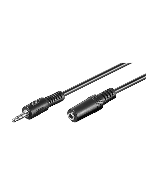 Goobay Headphone and audio AUX extension cable, 3-pin 3.5 mm 50090 5 m