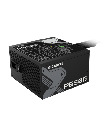 GIGABYTE GP-P650G power supply unit 650 W 20+4 pin ATX ATX Black Gigabyte