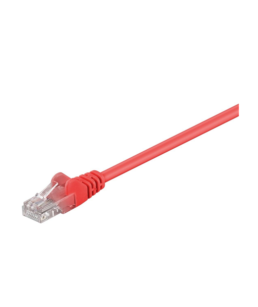 Goobay 95561 CAT 5e patch cable, U/UTP, red, 1.5 m