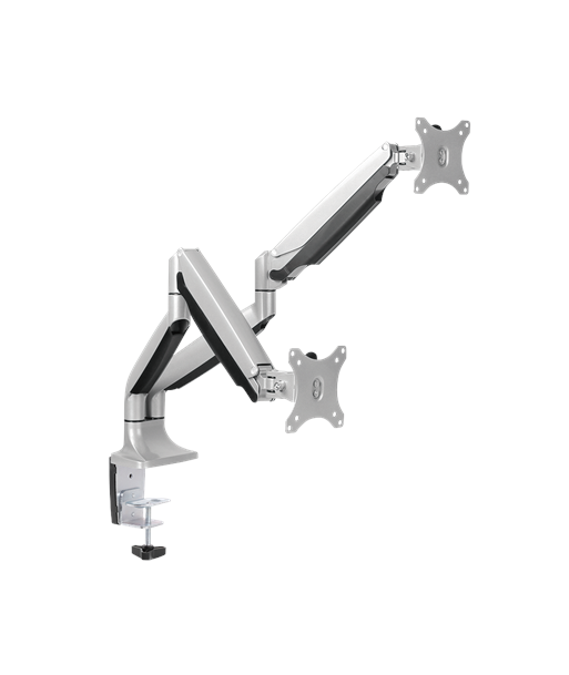 Logilink BP0043 Dual Monitor Desk mount, 13"-32",gas spring, aluminum
