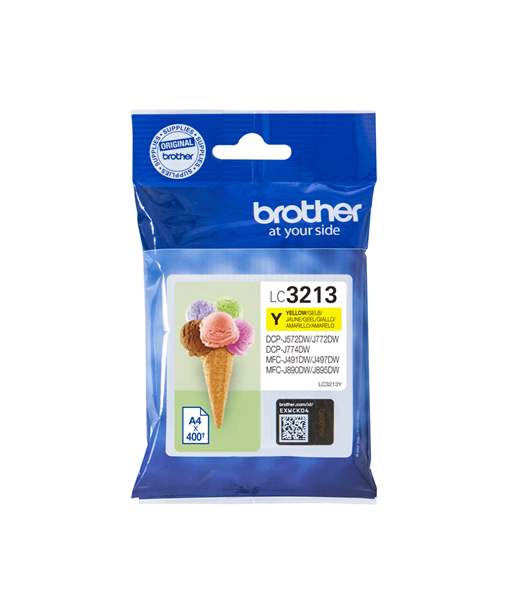 Brother 	LC3213Y Ink Cartridge, Yellow