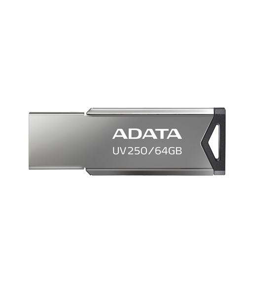 ADATA FlashDrive UV250 16GB Metal Black USB 2.0 Flash Drive, Retail