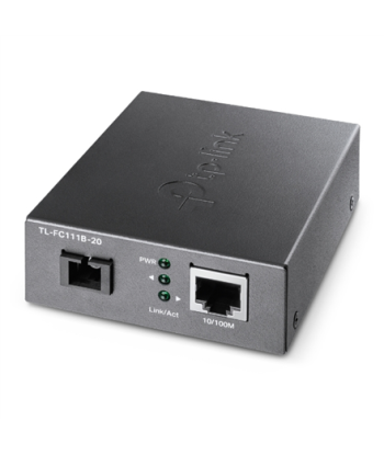 TP-LINK TL-FC111B-20 WDM Media Converter - 10/100 Mbps, SC Fiber