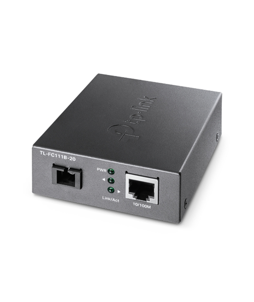 TP-LINK TL-FC111B-20 WDM Media Converter - 10/100 Mbps, SC Fiber