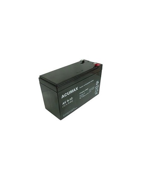 BATTERY 12V 9AH VRLA/AV9-12 T2 ACUMAX EMU