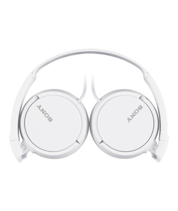 Sony MDR-ZX110AP White On-Ear Headphones with Microphone