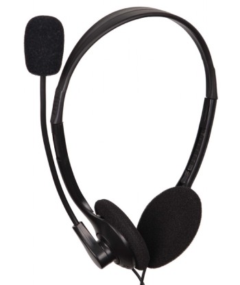 HEADSET STEREO/BLACK MHS-123 GEMBIRD