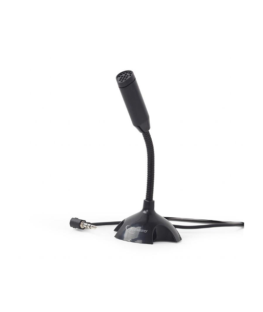 Gembird Desktop microphone MIC-D-02 3.5 mm, 3.5 mm audio plug, Black Gembird Desktop microphone MIC-D-02 3.5 mm, 3.5 mm audio plug, Black
