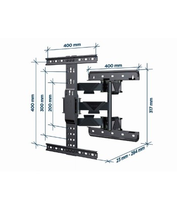 TV SET ACC WALL MOUNT 32-65"/WM-65ST-01 GEMBIRD