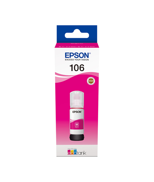Epson Ecotank 106 Ink Bottle, Magenta