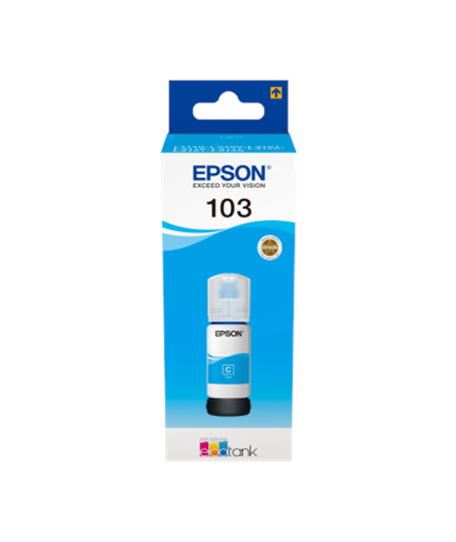 Epson 103 ECOTANK Ink Bottle, Cyan