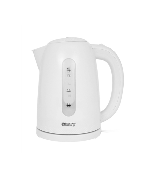 Camry, Kettle, CR 1254, Standard, 2200 W, 1.7 L, Plastic, 360° rotational base, White