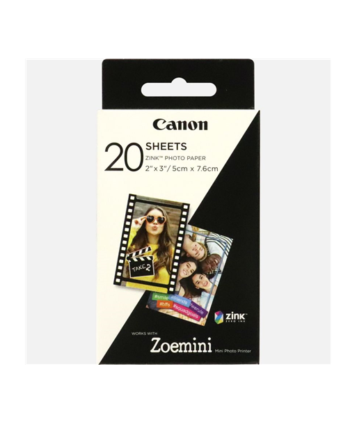 Canon ZP-2030 Fotopaber - 20 lehte - 5x7.6cm (2x3 tolli) - Mini fotoprinterile Canon ZP-2030 Fotopaber - 20 lehte - 5x7.6cm (2x3 tolli) - Mini fotoprinterile