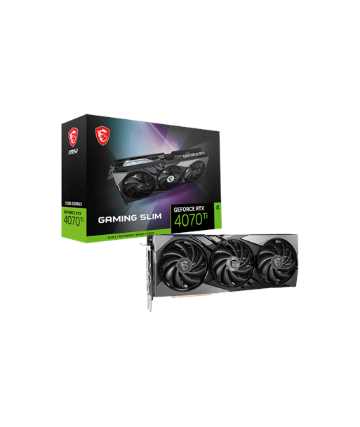 MSI GeForce RTX 4070 Ti GAMING SLIM 12G MSI MSI GeForce RTX 4070 Ti GAMING SLIM 12G MSI
