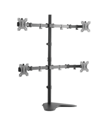 Logilink BP0046 Quad Monitor Desk Stand 13"-32'' Logilink Desk Mount, 	BP0046, 13-32", Maximum weight (capacity) Carrying