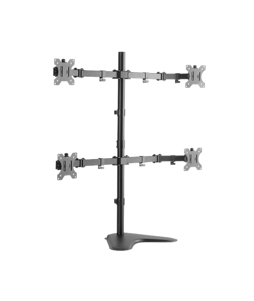Logilink BP0046 Quad Monitor Desk Stand 13"-32'' Logilink Desk Mount, 	BP0046, 13-32", Maximum weight (capacity) Carrying