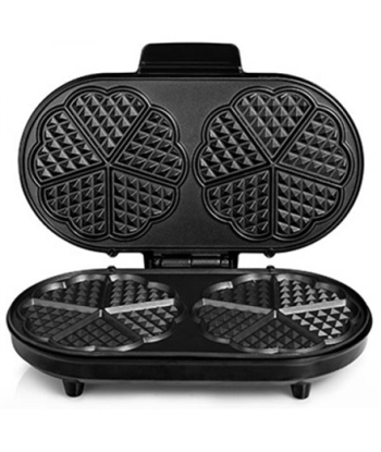 Tristar, WF-2120, 1200 W, Number of pastry 10, Heart shaped, Black