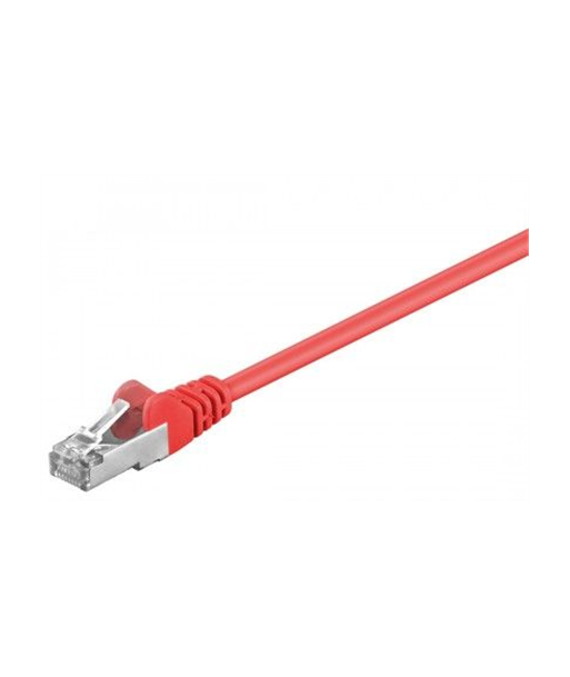 Goobay CAT 5e F/UTP Patch Cable, Red, 1.5m Goobay CAT 5e F/UTP Patch Cable, Red, 1.5m