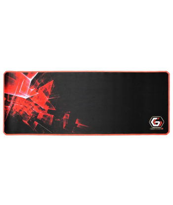 Gembird Gaming mouse pad PRO, extra large, Black/Red, Extra wide pad surface size 350 x 900 mm