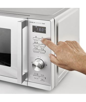 Caso   Chef HCMG 25   Microwave Oven   Free standing   900 W   Convection   Grill   Stainless Steel