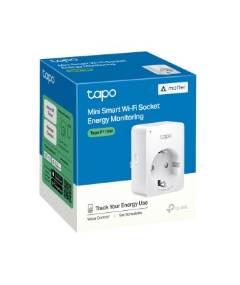 TP-Link Tapo P110M Мини умная Wi-Fi розетка с мониторингом энергопотребления