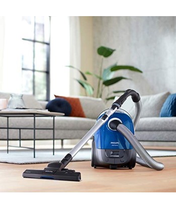 Пылесос с мешком Philips 3000 Series XD3110/09 - Мощный 900 Вт, Объем 3 л, Синий