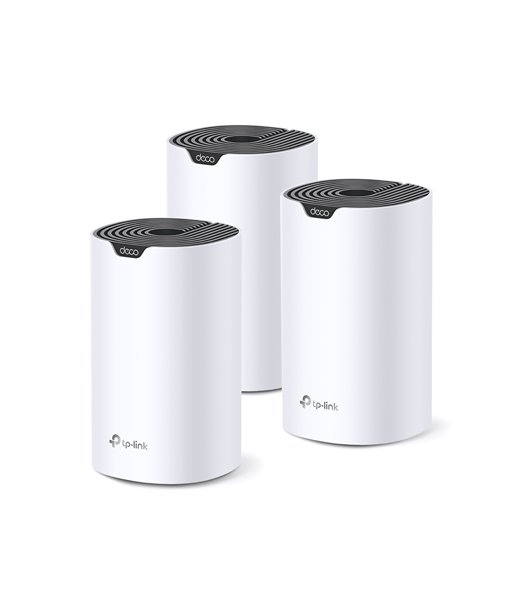 AC1900 Whole Home Mesh Wi-Fi System, Deco S7 (3-pack), 802.11ac, 10/100/1000 Mbit/s, Ethernet LAN (RJ-45) ports 1, Mesh