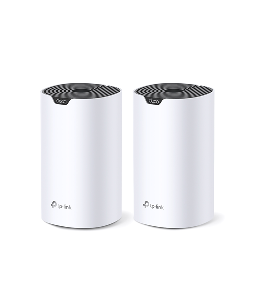TP-LINK AC1900 Whole Home Mesh Wi-Fi System Deco S7 (2-pack) 802.11ac 10/100/1000 Mbit/s Ethernet LAN (RJ-45) ports 1 TP-LINK AC1900 Whole Home Mesh Wi-Fi System Deco S7 (2-pack) 802.11ac 10/100/1000 Mbit/s Ethernet LAN (RJ-45) ports 1