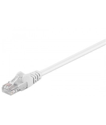 Goobay 68502 CAT 5e patch cable, U/UTP, white, 10m