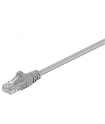 Goobay 68352 CAT 5e patch cable, U/UTP, grey, 15m