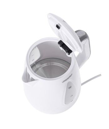 Veekeetja, MS 1261g, Electric, 2200 W, 1.7 L, Polypropylene, 360° rotational base, Grey