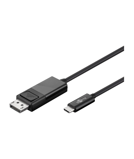 Goobay USB-C to DisplayPort Cable 4K 60Hz - 1.2m Goobay USB-C to DisplayPort Cable 4K 60Hz - 1.2m