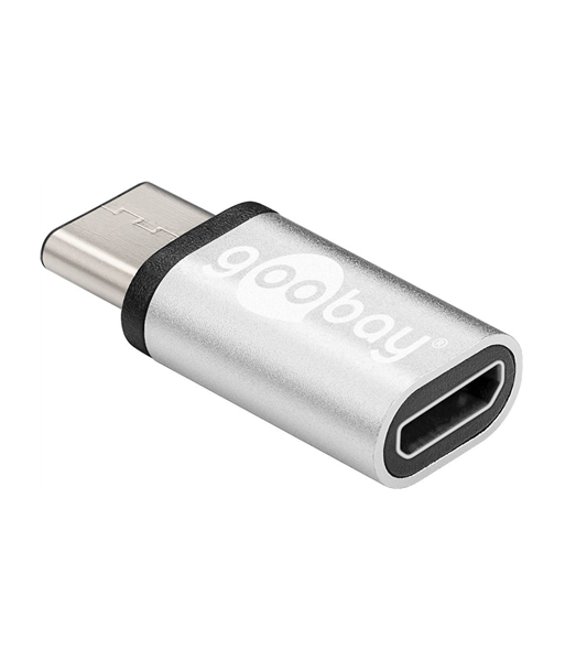 Адаптер Goobay USB-C - Micro-USB - Серый Адаптер Goobay USB-C - Micro-USB - Серый
