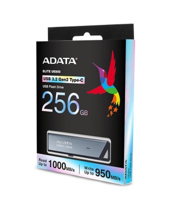 ADATA AELI-UE800 256GB USB-C Flash Drive - Silver